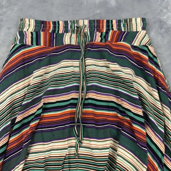 Buddha The Savannah Summer Pants Sz S Multicolor Striped Harem Yoga Flowy Hippie - Picture 2 of 10